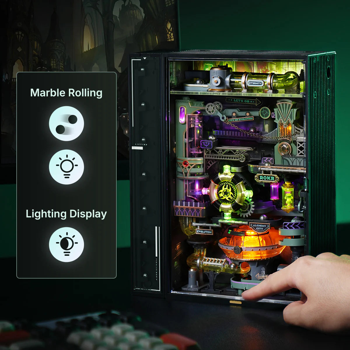 Alchemy City Marble Run Mechanical 3D Puzzle MR04S