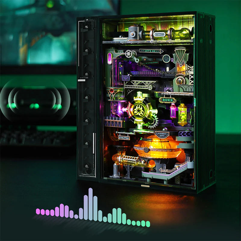 Alchemy City Marble Run Mechanical 3D Puzzle MR04S