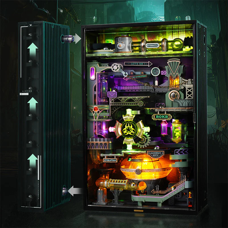 Alchemy City Marble Run Mechanical 3D Puzzle MR04S