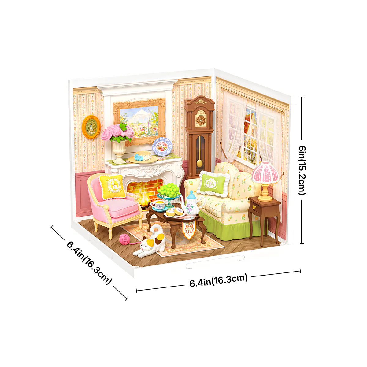 Holiday Tea Time DIY Miniature House