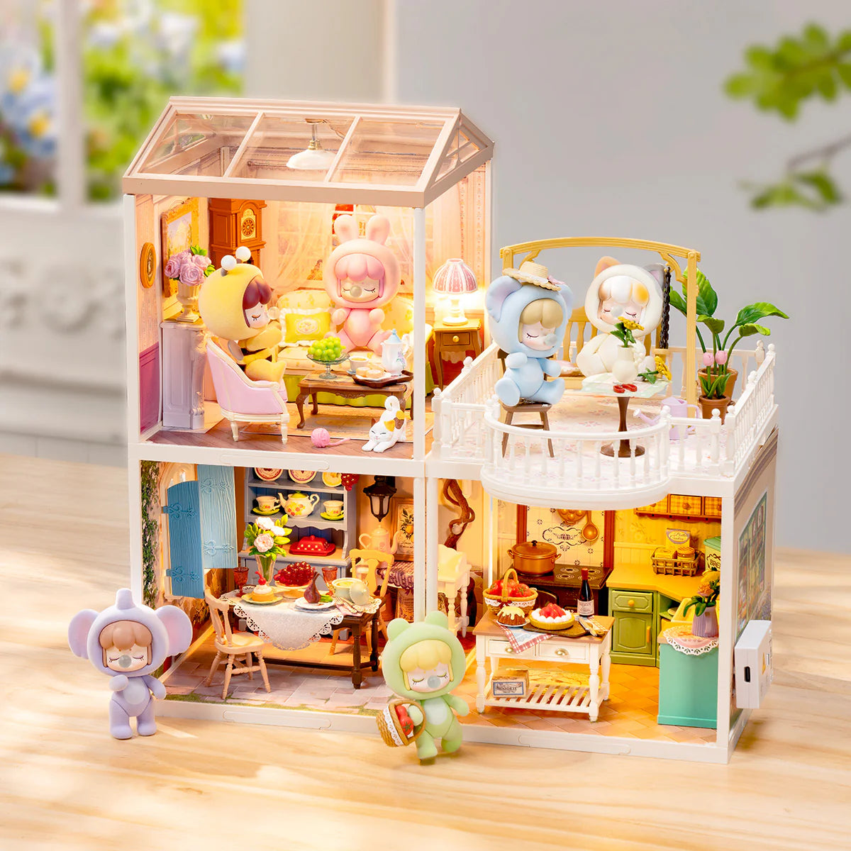 Holiday Tea Time DIY Miniature House
