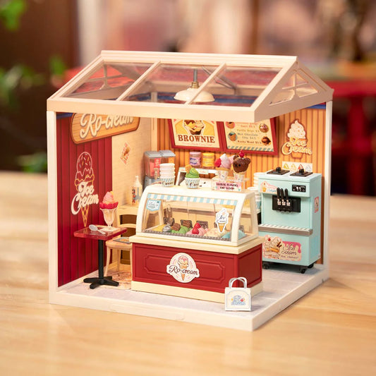 Summer Ice Cream Shop / Mini World House DIY Toys
